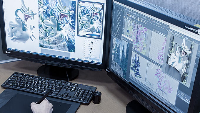 ポケモンカードゲームのグラフィックデザイナー 株式会社クリーチャーズ